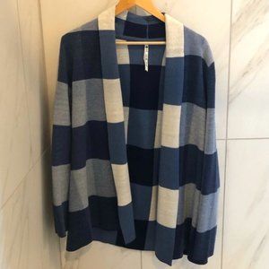 Leo & Nicole Blue Cardigan- Blue